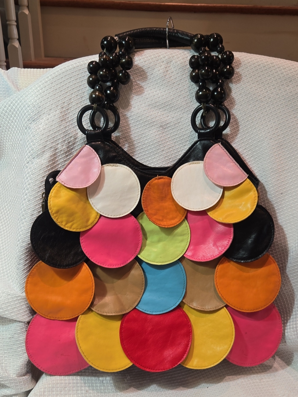 Y2K Colorful Multi- disc Hobo Bag